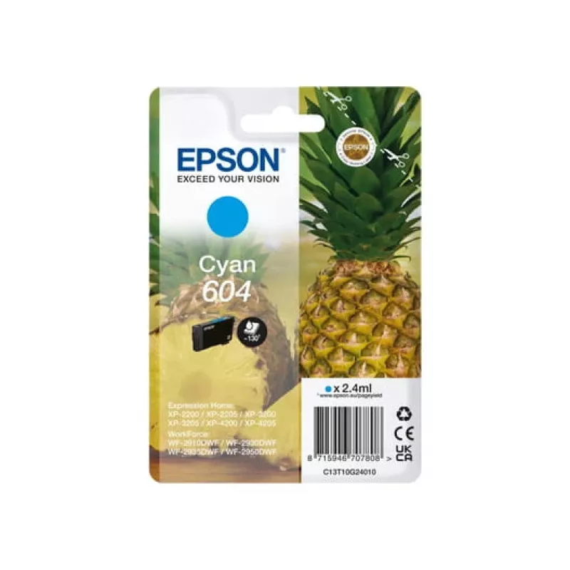 Epson 604 Tintenpatrone 1 Stück Original Standard-Reichweite Cyan