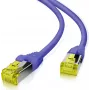Netzwerkkabel Helos 191051 Lila Gelb 7,5 m Cat6a S/FTP