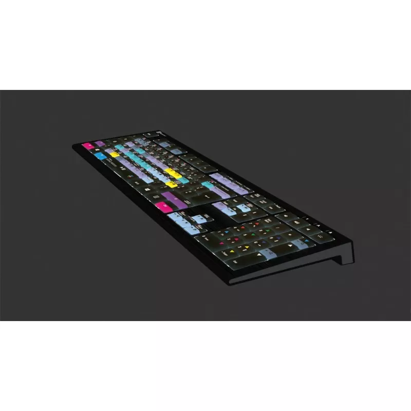 Tastatur Logickeyboard ASTRA 2 USB AZERTY English Schwarz