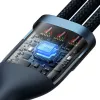 USB-Kabel Baseus CASS030003 1,2 m USB A USB-C/Micro-USB-A/Lightning Blau