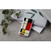 Smartphone-Hülle iKins für iPhone XR Mondrian White – schützende Hartschalen-Rückabdeckung