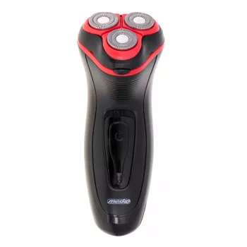 Mesko MS 2926 Herrenrasierer Rotationsrasierer Trimmer Schwarz, Rot