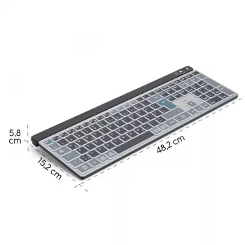 WK-750 Multi-Device Tastatur schwarz