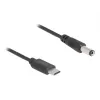 DeLOCK USB-Typ-C-Stromkabel 1 m 5,5 x 2,1 mm Stecker 5 V 1,5 A