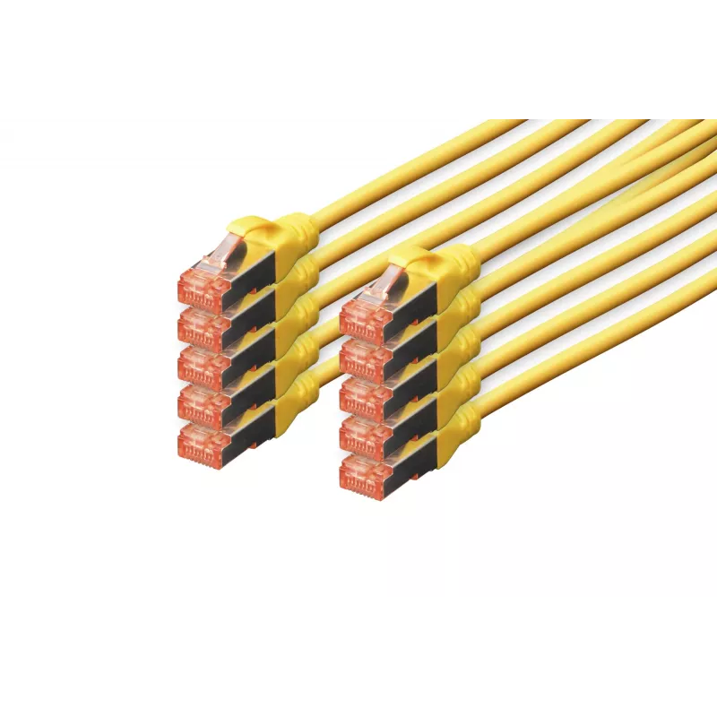 Netzwerkkabel Digitus CAT 6 S/FTP RJ-45 3m Gelb