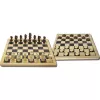 Deluxe Wood - Schach & Dame, Brettspiel