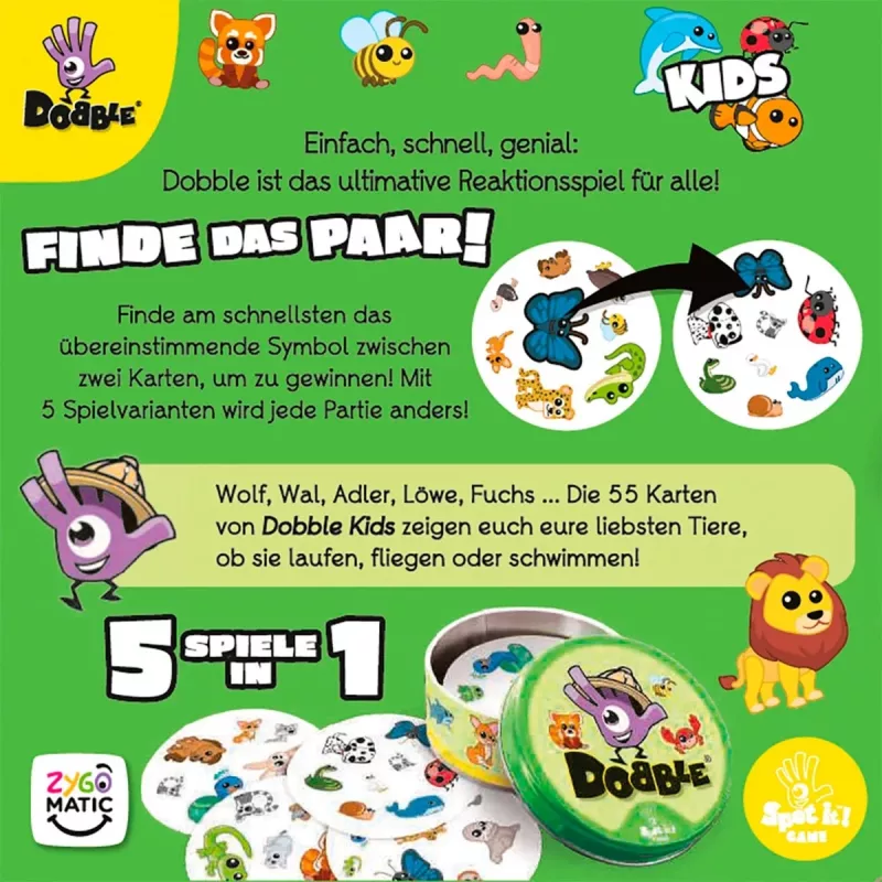 Dobble Kids, Kartenspiel