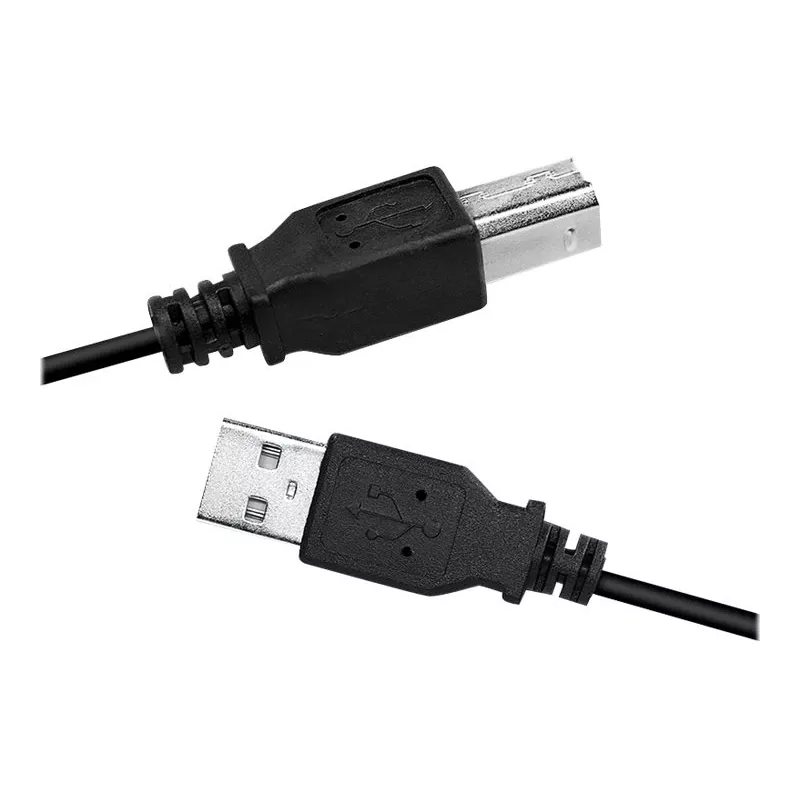 USB-Kabel LogiLink CU0007B USB 2.0 2 m USB A USB B Schwarz