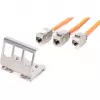 Adapter Digitus AN-25183 für 3x Keystone-Modul Edelstahl