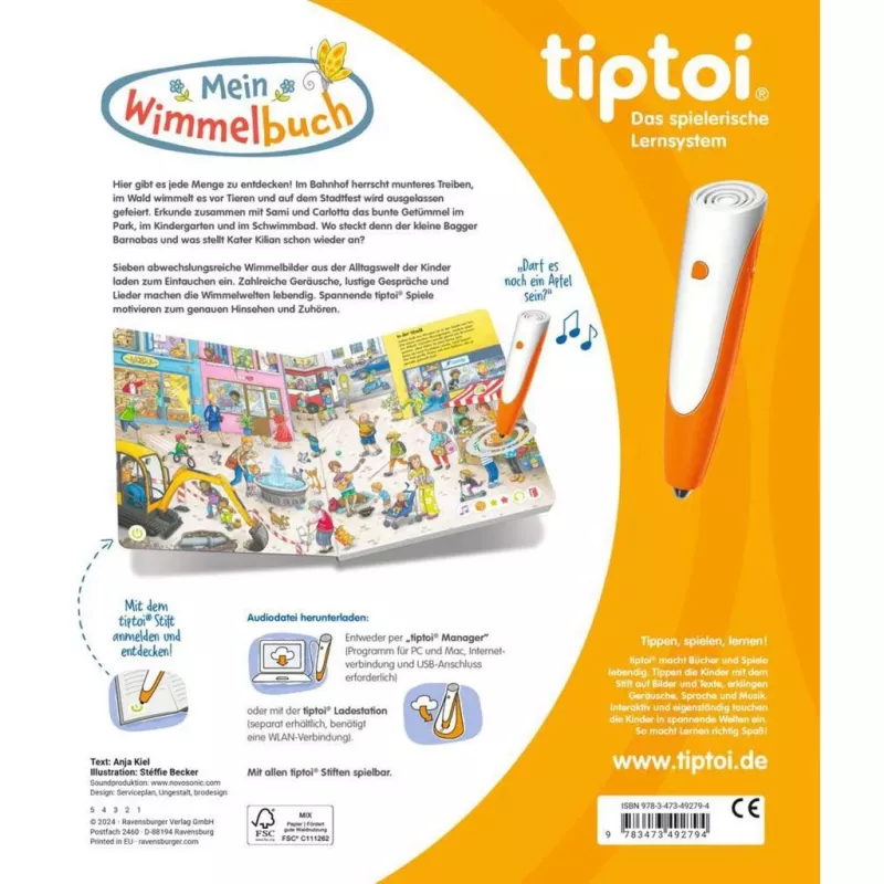 tiptoi Mein Wimmelbuch, Lernbuch