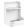 Ergo Office Untertisch-Aufbewahrungsbox / Organizer mit Zubehörablage, Weiß, max. 5 kg, ER-442