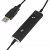 Mono USB Headset Plusonic 10.1P — einohriges USB-Headset kompatibel mit Teams und Skype