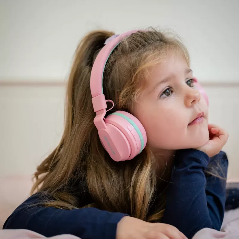 Kopfhörer Tellur Buddy Bluetooth Over-Ear Pink