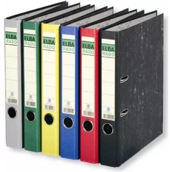 ELBA Ordner ELBArado 100555309 DIN A4 50 mm Karton Grün (10404F GN)