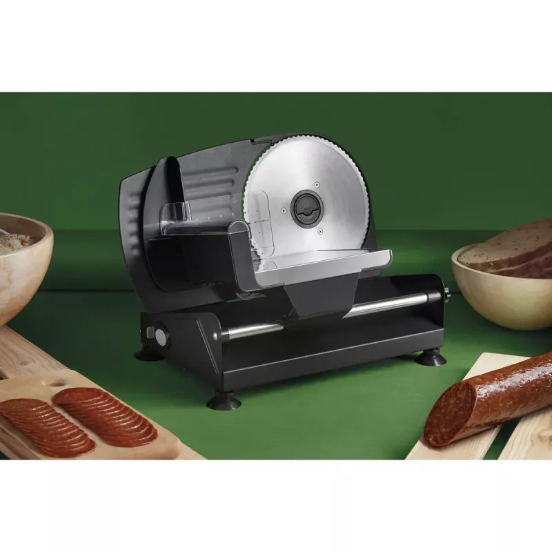 Elektrischer Allesschneider JATA JECF1200 200W Schwarz Edelstahl Schnittstärke 1,5 cm