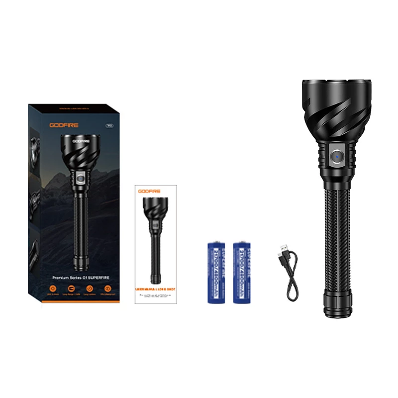 Taschenlampe Superfire TF02 handlich LED kompakt tragbar