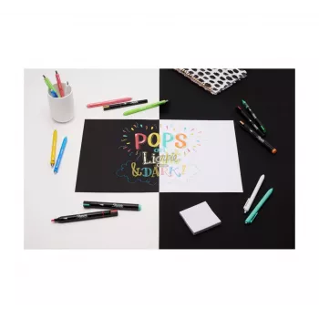 Acrylic Paint Pens Sharpie Creative Marker 12 Stück Bullet Tip Schwarz