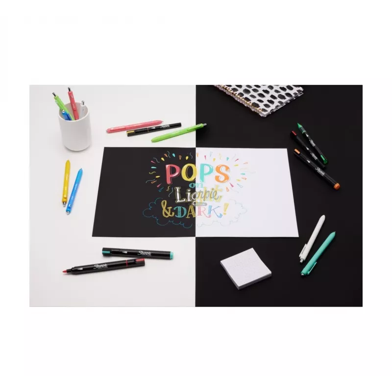 Acrylic Paint Pens Sharpie Creative Marker 12 Stück Bullet Tip Schwarz