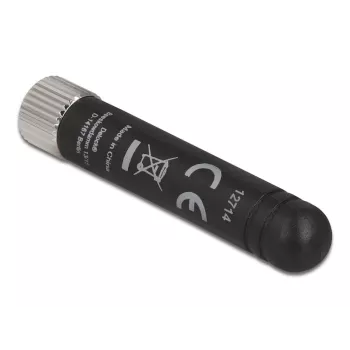 Delock WLAN 802.11 b/g/n Antenne RP-SMA Stecker 1,7 - 3,7 dBi schwarz