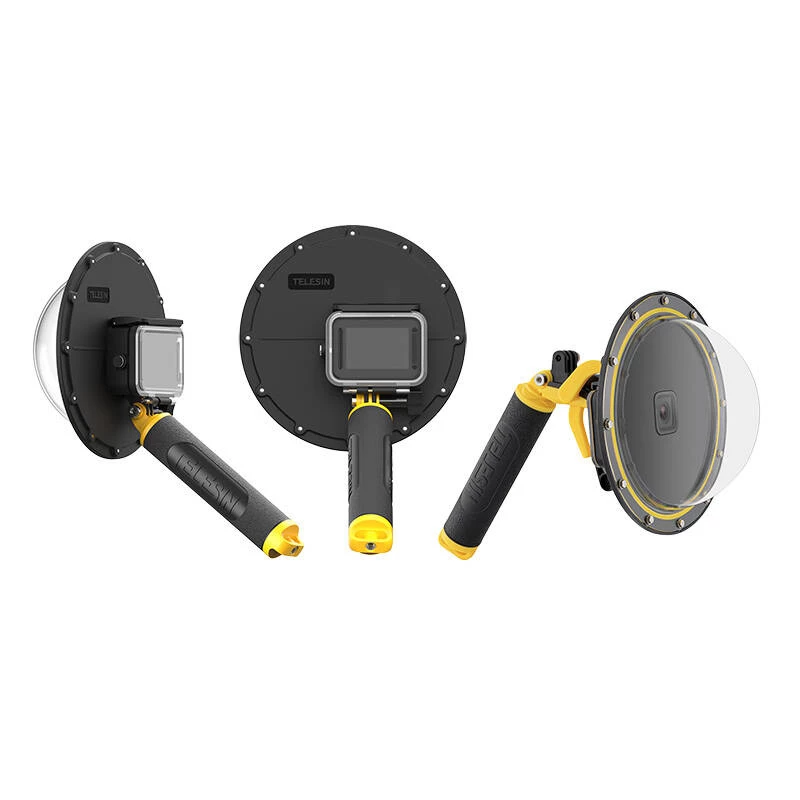 Unterwasser-Dome-Port-Gehäuse Telesin für GoPro Hero 9 (Modell GP-DMP-T09)