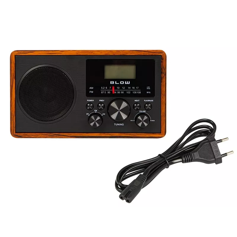 Tragbares analoges AM/FM-Radio BLOW RA9 V.2 — AM- und FM-Empfang, batteriebetrieben, analoge Abstimmung