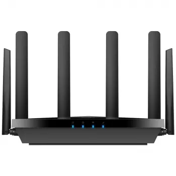 Tisch-WLAN-Router Cudy P5 — Dualband Wi‑Fi 6, 5G Sub6, Dual NanoSIM, Gigabit Ethernet, 6 abnehmbare Antennen, 256 MB RAM