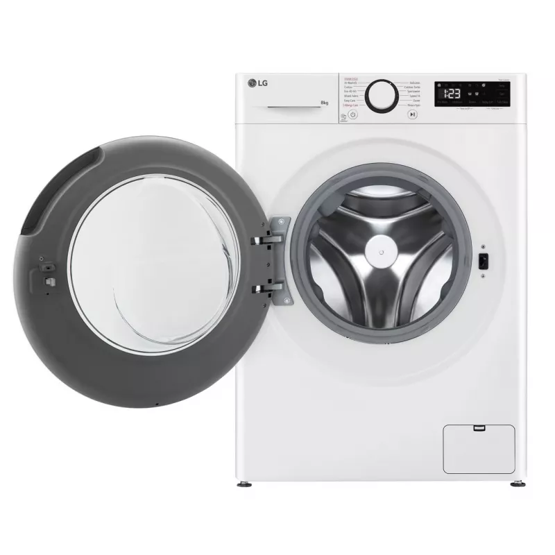 LG | Waschmaschine | F2WR508SWW | Energieeffizienzklasse A-10% | Frontlader | Waschkapazität 8 kg | 1200 U/min | Tiefe 47,5 cm | Breite 60 cm | Display | LED | Dampffunktion