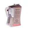 Kaffeemaschine Pedrini 02CF169 — Espressokocher, lackiertes Aluminium, 6 Tassen Kapazität