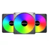 Montech GF120 V2 ARGB Computergehäuse-Lüftermodul 12 cm Schwarz 3 St.