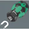 Wera Kraftform compact Stubby Magazin 2 Multibit-Schraubendreher Schlitzschraubendreher