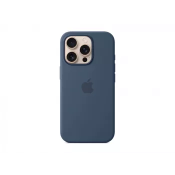 Silicone Case mit MagSafe für iPhone 16 Pro - Denim