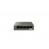 Netzwerk-Switch TENDA TEG1105P-4-63W-EU, 5x Gigabit RJ-45, 4x PoE (57,8 W gesamt), 10 Gbit/s Switching