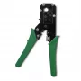 Crimp- und Schneidwerkzeug QOLTEC 54381 — Crimpzange für modulare Netzwerkstecker und Kabelschneider