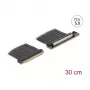 Riser-Karte DELOCK 81593 PCI Express 5.0 x16, 30 cm Kabellänge