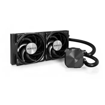 Montech HyperFlow Silent 240 Prozessor All-in-One-Flüssigkeitskühler 12 cm Schwarz 1 Stk.