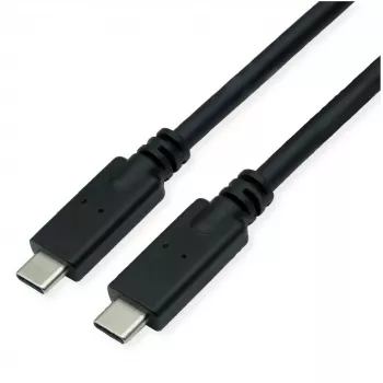 ROLINE USB 3.2 Gen 2 kompatibles Kabel C-C ST/ST 10Gbit/s Emark 85W schwarz 7 - Kabel - Digital/Daten