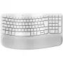 Logitech Wave Keys Tastatur mit gepolsterter Handballenauflage kabellos Bluetooth LE QWERTY off-white (PAN)