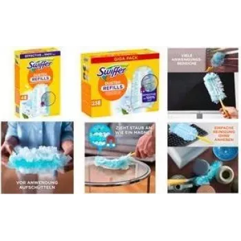 Ersatz-Mikrofaser-Staubwedel-Nachfüllungen Swiffer 23 Stück für Boden- und Oberflächenreinigung