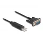 DeLOCK USB 2.0 auf Seriell RS-232 Adapter 50 cm FTDI Schwarz