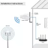 Externe 4G/5G LTE-Antenne QOLTEC 9 dBi, N-Buchse, 3 m Kabel