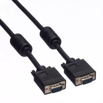 VGA-Kabel ROLINE HQ 10m M/M mit Ferrit