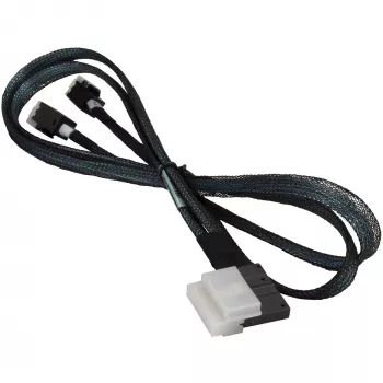 SAS-Kabel Supermicro CBL-SAST-0826 Slimline SAS auf 2x MiniSAS 0,7 m Schwarz