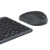 Multi-Device Tastatur- und Maus-Set schwarz grau