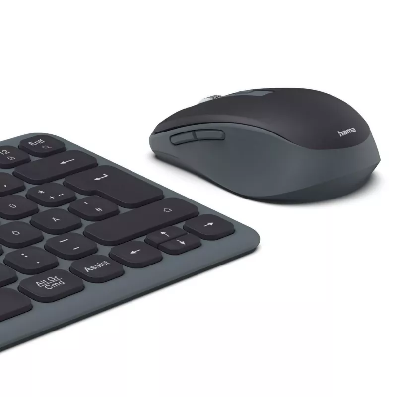 Multi-Device Tastatur- und Maus-Set schwarz grau
