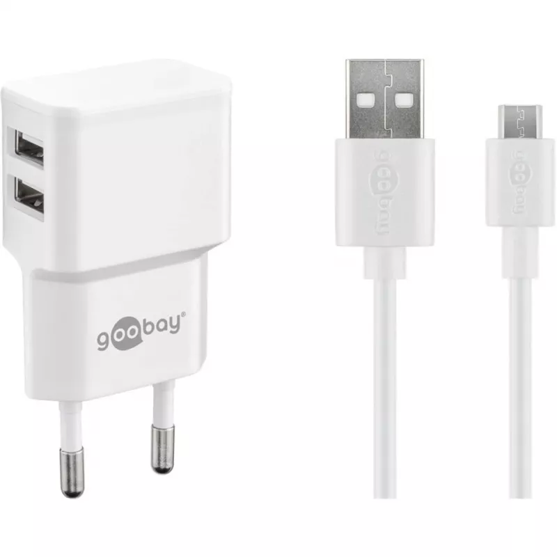 Goobay 44985 Mobiltelefonkabel Weiß