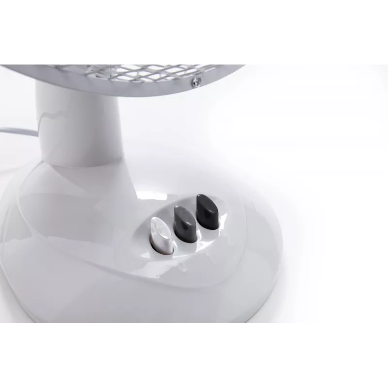 Adler | AD 7302 | Tischventilator | Weiß | Durchmesser 23 cm | Anzahl Geschwindigkeiten 2 | Oszillation | 60 W | Nein