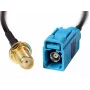 Koaxialkabel DeLOCK 88583 0,2 m Schwarz