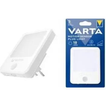 Plug-in-Bewegungsmelderleuchte Varta 18624101401 LED, energieeffizient, automatisch ein/aus