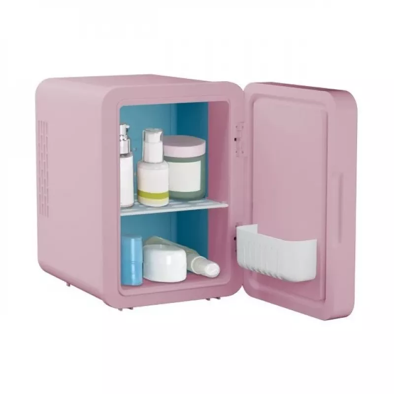 Mini-Kühlschrank mit LED-Makeup-Spiegel Elle ESDAFX04PUEU 4 L, lila