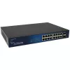 ALLNET 16+2P PoE Switch ALL-SG8418PM – 18-Port-Gigabit, 16 PoE-Ports, 2 Uplink-Ports